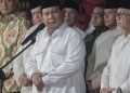 Presiden terpilih Prabowo Subianto ungkap pesan Jokowi. Foto: CNNIndonesia/Adhi Wicaksono