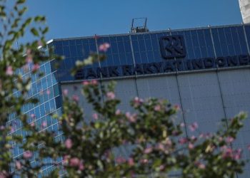 Ilustrasi gedung Bank BRI