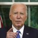 Presiden AS Joe Biden perintahkan militer AS tembak jatuh rudal Iran ke wilayah Israel. (AFP/EVAN VUCCI)