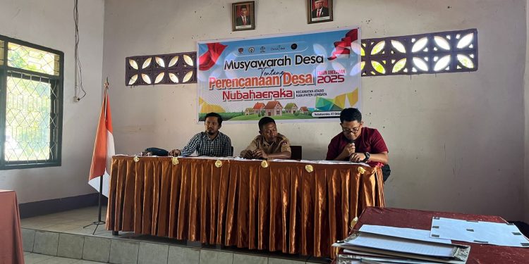 PT PLN IUP Nusra mengumumkan hasil inventarisasi pemiliklahan dan tegakan di lahan pengembangan PLTP Atadei di Desa Nubahaeraka.