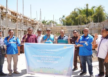 PT PLN (Persero) memberikan bantuan untuk mendukung pembangunan rumah ibadah di sekitar wilayah pengembangan PLTP Mataloko.
