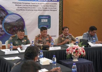 Badan Pertanahan Nasional (BPN) Manggarai dan PT PLN IIP Nusra menggelar rapat persiapan pengadaan tanah untuk PLTP Ulumbu, Rabu, 19 Februari 2025.