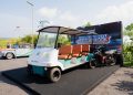 Mobil golf atau buggy car dan dua motor konversi hasil program konversi gratis karya siswa SMKN 3 Mataram binaan PT PLN (Persero) UIP Nusra yang dipamerkan di ajang Electric Vehicle (EV) Experience Chapter 3 2025 di Sirkuit Mandalika, Lombok Tengah, Selasa, 20 Mei 2025.