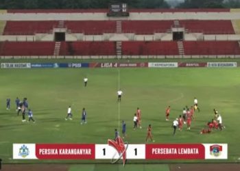 Persika Karanganyar bermain imbang 1-1 saat menghadapi Persebaya Lembata dalam laga Rabu, 14 Mei 2025. Hasil imbang ini mengantar keduanya lolos ke babak delapan besar dan dipromosikan ke liga 3 nasional.