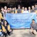 Pimpinan dan karyawan Bank NTT Cabang Lewoleba, Lembata foto bersama pimpinan panti asuhan usai kegiatan sosial dalam rangka HUT ke-63 Bank NTT.