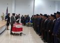 Bupati Lembata Petrus Kanisius Tuaq melantik dan mengambil sumpah 121 pejabat eselon 3 dan 4 lingkup Pemkab Lembata, Jumat, 12 September 2025 di aula kantor Bupati Lembata.