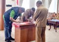 Pelaksanaan penandatangan MoU bersama Pemda Manggarai.