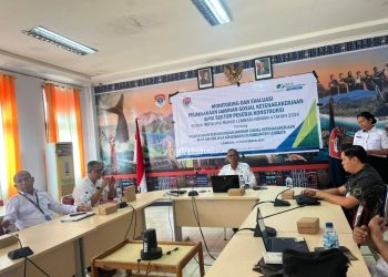 Kegiatan monitoring dan evaluasi ini merupakan bentuk komitmen pemerintah daerah dalam memastikan seluruh pekerja di sektor jasa konstruksi terlindungi oleh program jaminan sosial ketenagakerjaan