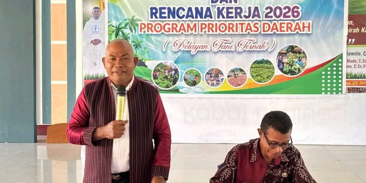 Evaluasi Program Prioritas Nelayan–Tani–Ternak 2025 dan Rencana Kerja 2026, Bupati Kanis Tuaq Tekankan Pentingnya Penguatan Hilirisasi dan Akses Pasar