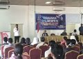 Wakil Bupati Lembata Muhamad Nasir membuka Sosialisasi 4 Pilar MPR RI di aula Gedung Perpustakaan Daerah Goris Keraf, Lewoleba, Rabu, 17 Desember 2025.