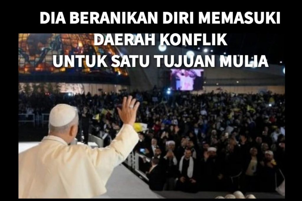 Paus Leo menyapa umat Katolik di Libanon.