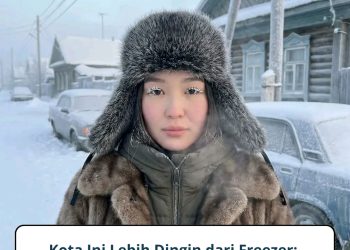 ‎Kota Ini Lebih Dingin dari Freezer, Suhu -50°C, Mobil Tak Boleh Dimatikan,‎ Air Panas Membeku di Udara‎