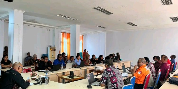 Bupati Lembata Lakukan Audiensi Bersama Forum Pengurangan Risiko Bencana (FPRB) Kabupaten Lembata