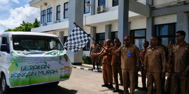 Pemkab Lembata Lepas Gerakan Pangan Murah Jelang Hari Besar Keagamaan Nasional