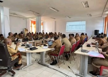 Evaluasi Realisasi APBD Triwulan I, Bupati Kanis Tuaq Tekankan Percepatan Kinerja dan Optimalisasi PAD