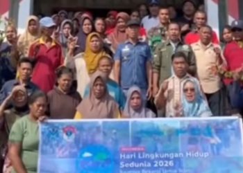Wakil Bupati Lembata Resmikan Pengelolaan Sampah Bumdes Kawela di Desa Waijarang