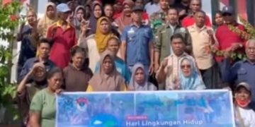 Wakil Bupati Lembata Resmikan Pengelolaan Sampah Bumdes Kawela di Desa Waijarang