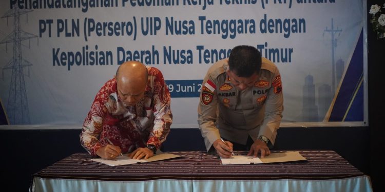 PLN UIP Nusra dan Polda NTT Perkuat Sinergi Pengamanan Proyek Strategis Ketenagalistrikan